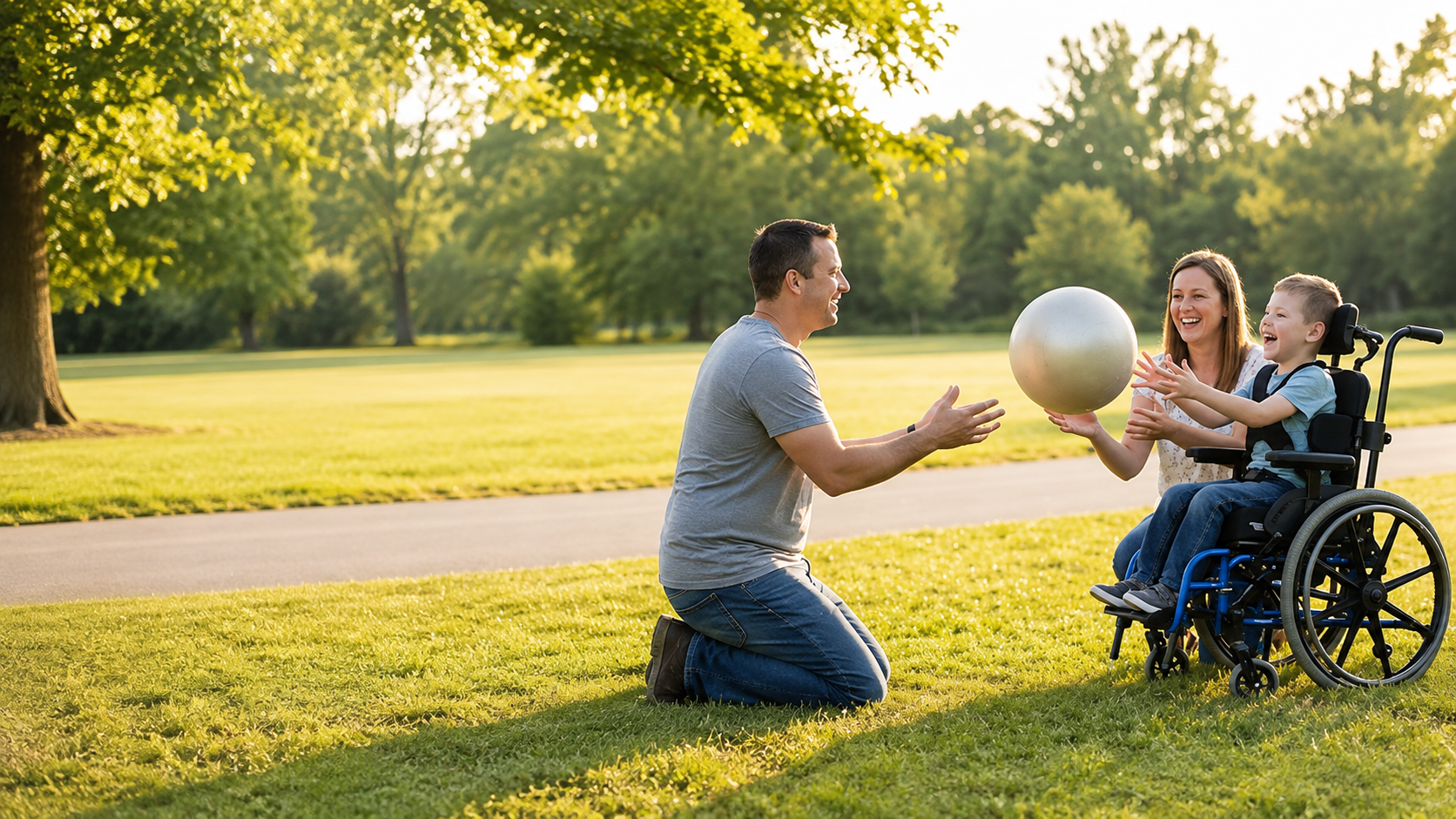 Parent and child sharing a meaningful everyday moment